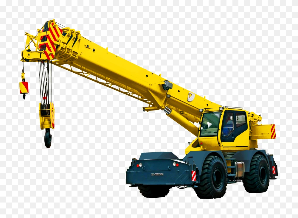 Yellow Crane Transparent Background PNG  Transparent Background