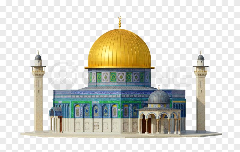 Aqsa Masjid transparent background PNG