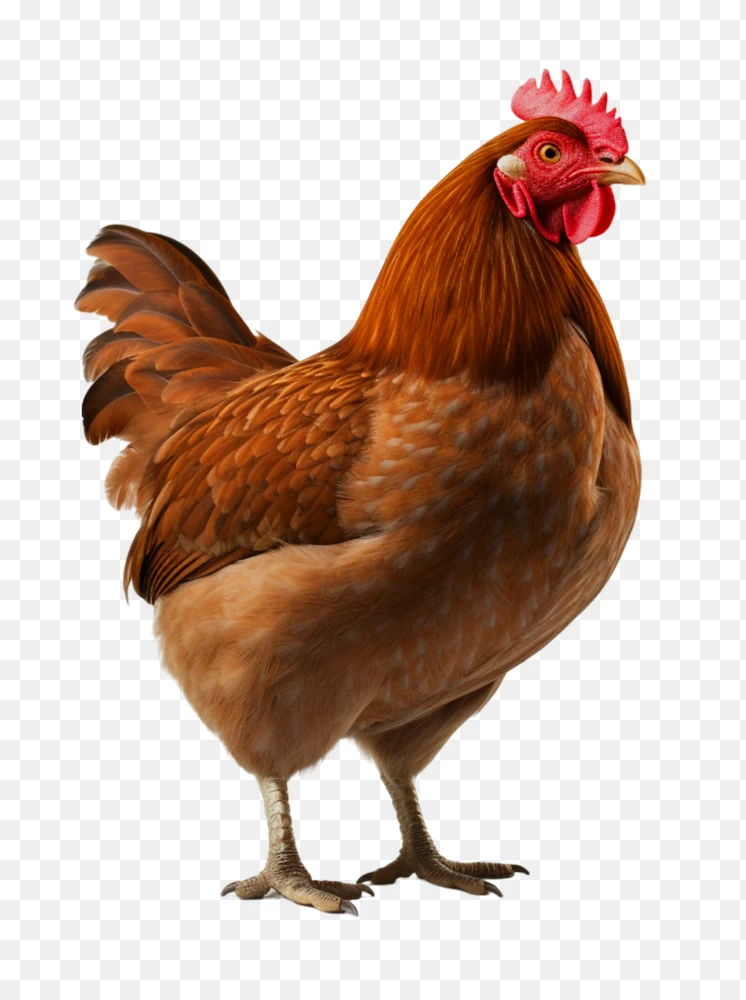 Brown Chicken Transparent Background PNG Image  Transparent Background