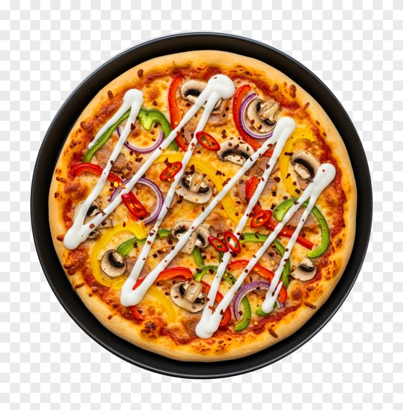 Delicious Pizza PNG Transparent Background