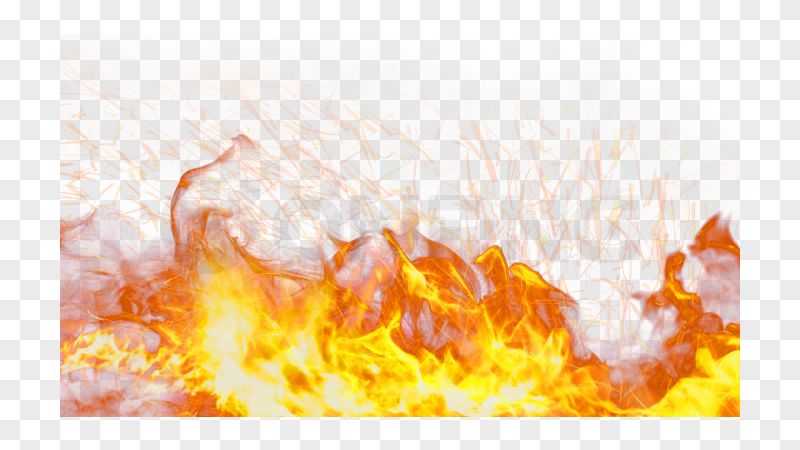 Dynamic Fire Flames Transparent Background PNG