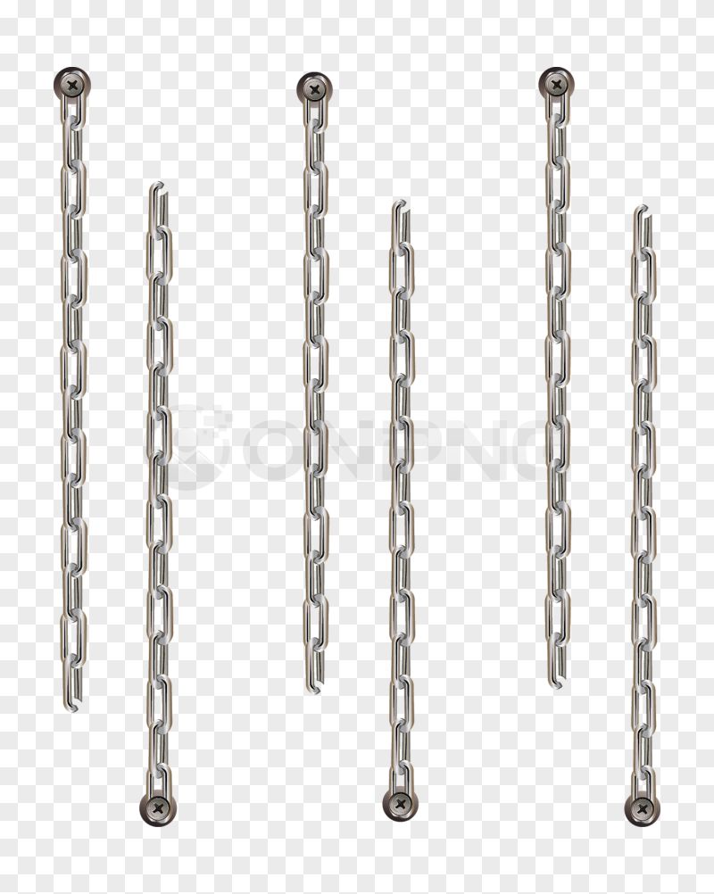 Hanging Metal Chains Transparent Background PNG