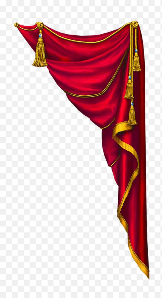 Red Curtain Transparent Background PNG  Transparent Background
