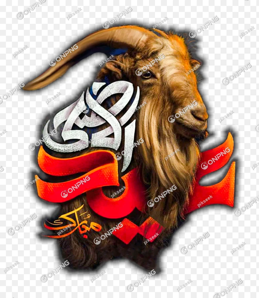 Premium Eid Ul Adha Bakra Vector Transparent PNG